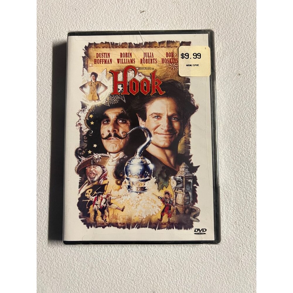 Hook 1991 DVD Family Adventure Movie Robin Williams Dustin Hoffman New Sealed